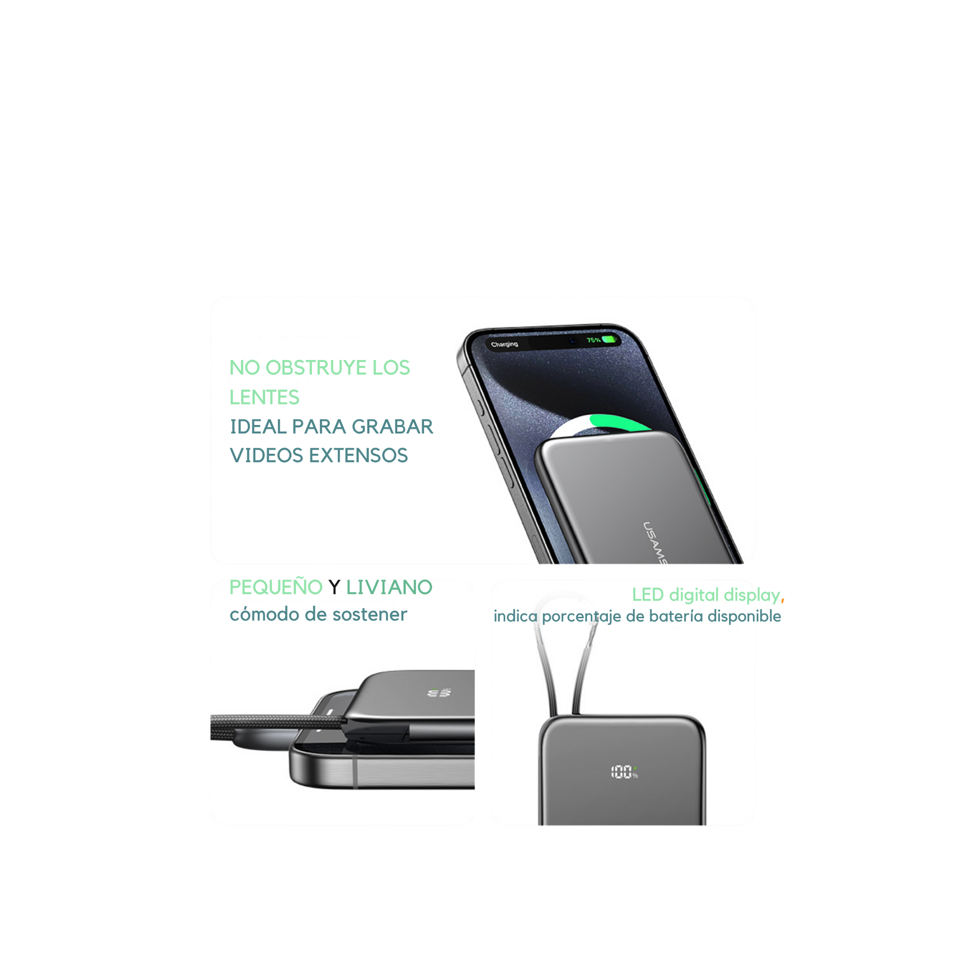 Power Bank Magnética 5000mah