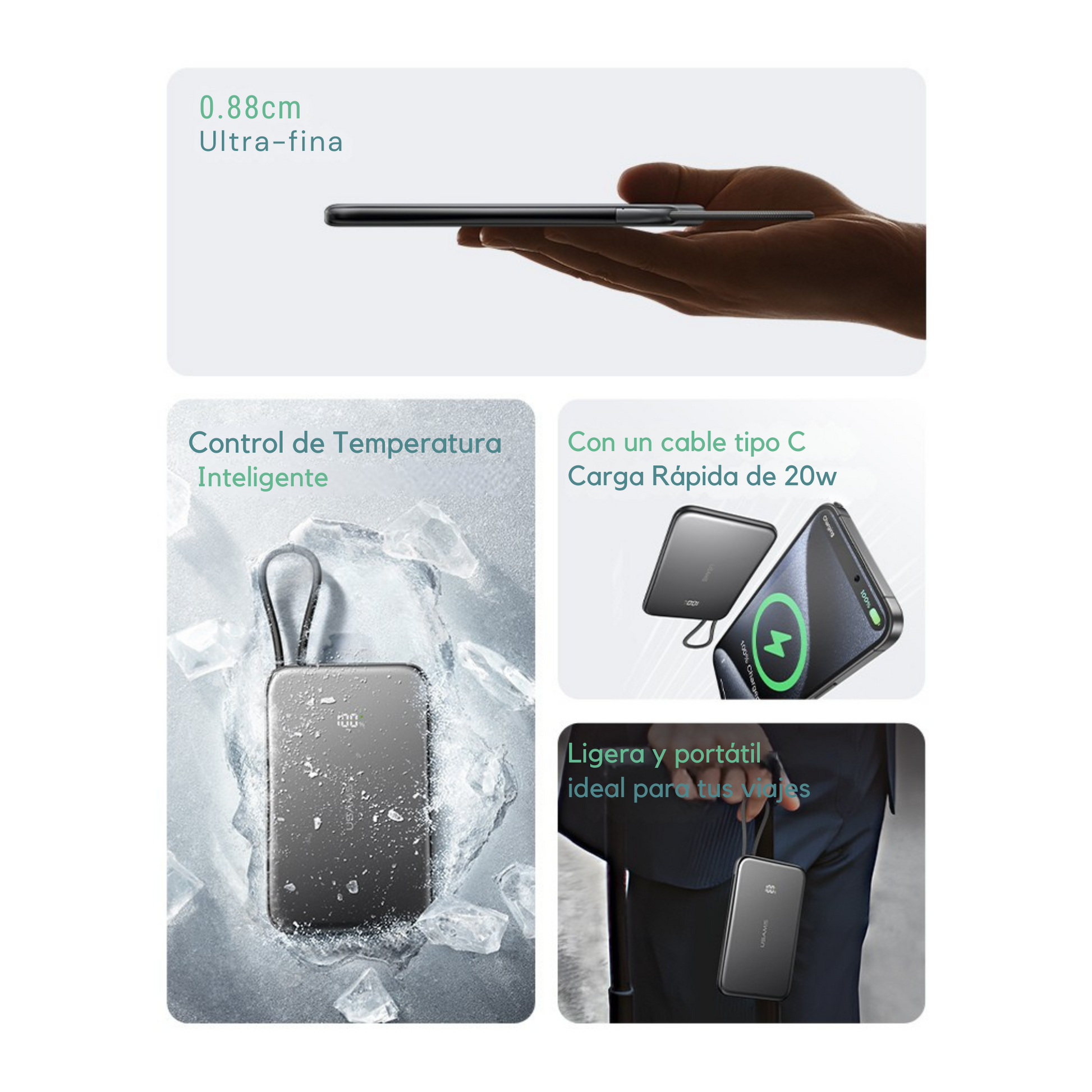 Power Bank Magnética 5000mah