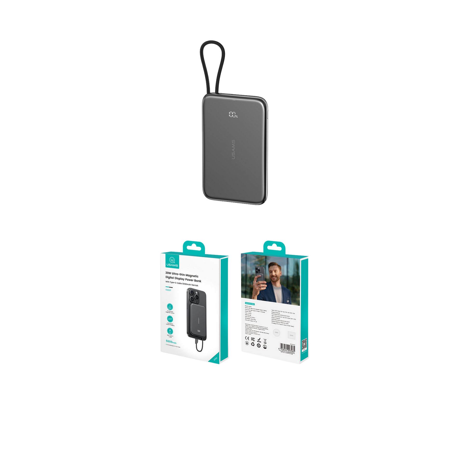 Power Bank Magnética 5000mah