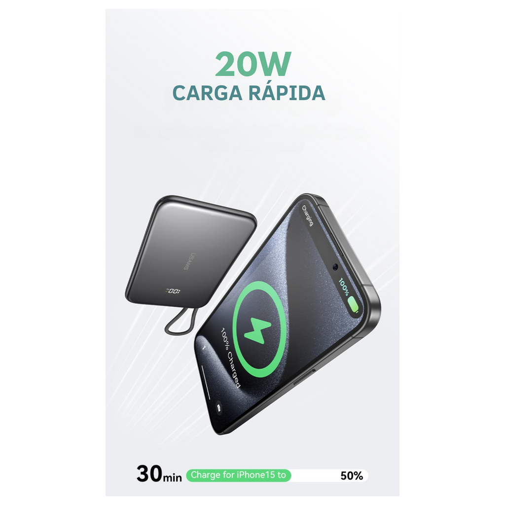 Power Bank Magnética 5000mah